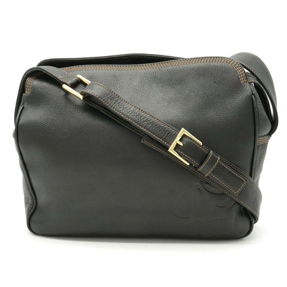 Loewe Anagram Crossbody Bag Leather Black